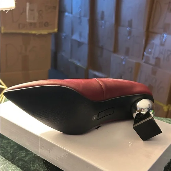 Alfani Burgundy Heels - Picture 4 of 4